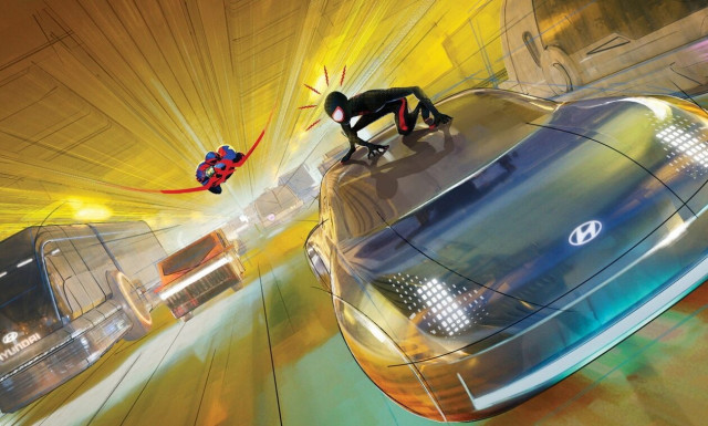Ο Spider-Man οδηγεί… Hyundai