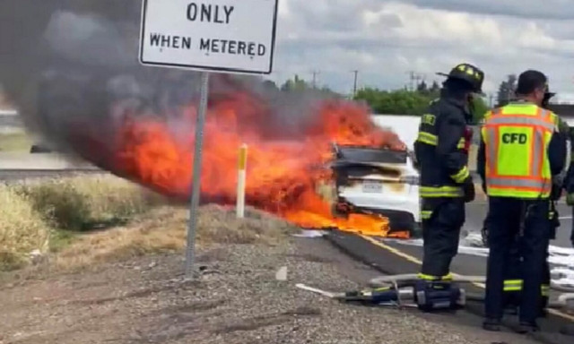 Μια καυτή ιστορία για ένα Tesla Model Y