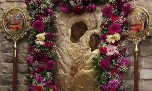 Η Εικόνα της Παναγίας Κρεμαστής από σήμερα στη Αγ. Παρασκευή Βόλου