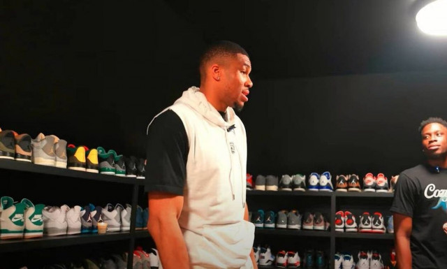 Γιάννης Αντετοκούνμπο: Αποκάλυψε την εντυπωσιακή ντουλάπα με τα… αμέτρητα παπούτσια του! (video)