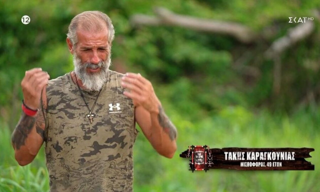 Survivor All Star - Τάκης: «Θα σπάσουμε τα πόδια μας για τη νίκη, θα ματώσουμε αν χρειαστεί»