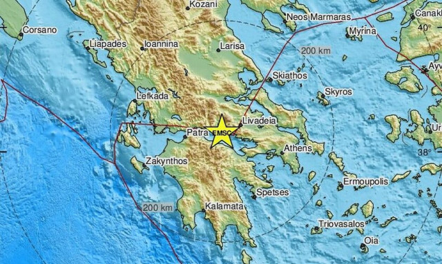 Σεισμός κοντά σε Γαλαξίδι και Δεσφίνα (pics)