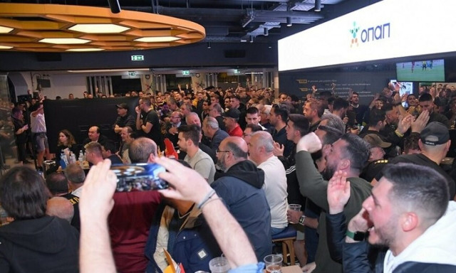 Μάντσεστερ Σίτι και Ίντερ παίζουν μπάλα το Σάββατο στο κατάστημα ΟΠΑΠ της οδού Νάξου 4 στο Γαλάτσι