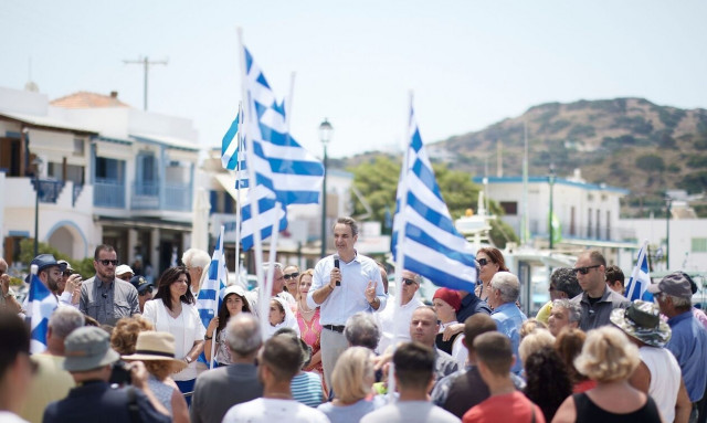 Εκλογές 2023 - Μητσοτάκης: Η πατρίδα μας έχει σύνορα και στη θάλασσα και στον αέρα και στη στεριά