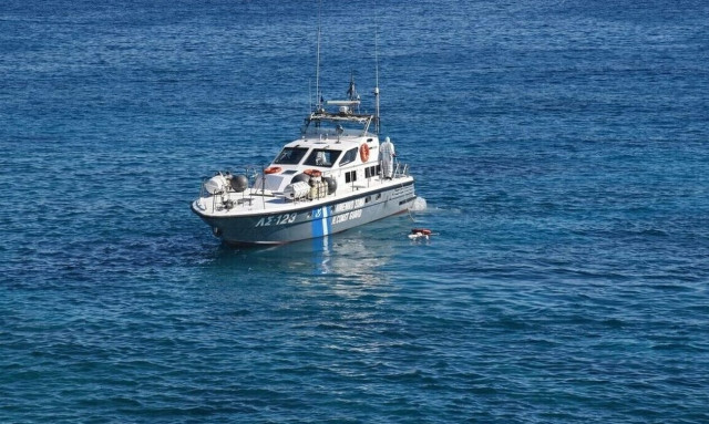 Coast Guard operation underway south of Crete
