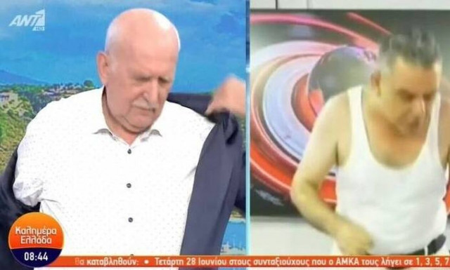 Ο Παπαδάκης μιμήθηκε Τούρκο παρουσιαστή που έβγαλε «ζωντανά» τα ρούχα του