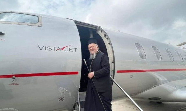 Αναχώρηση του Οικουμενικού Πατριάρχη για την Εσθονία