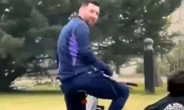 Οικογενειακές στιγμές για τον… ποδηλάτη Μέσι