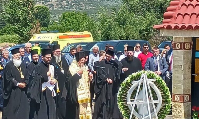 Τρισάγιο στα Τέμπη τέλεσε ο Οικουμενικός Πατριάρχης