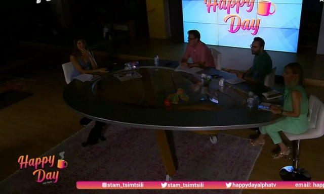 Happy Day: Το απόλυτο σκοτάδι στο πλατό - Η αντίδραση της Σταματίνας Τσιμτσιλή