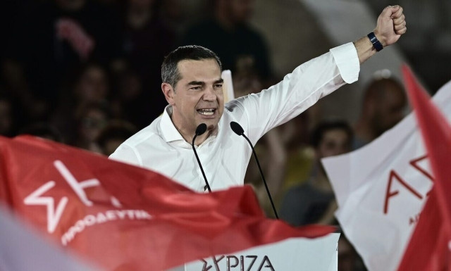 Syriza's vision focuses on a society based on humanity, democracy and justice, Tsipras says