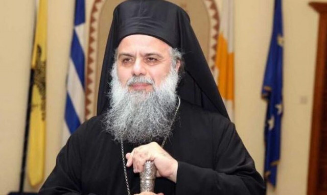 Νέος ναός θεμελιώνεται από τον Μητροπολίτη Κιτίου στην Κύπρο