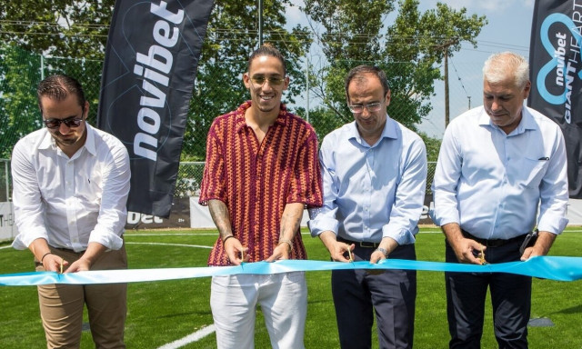 Η Novibet παραδίδει στους πολίτες των Σερρών το νέο γήπεδο ποδοσφαίρου «Κώστας Τσιμίκας»