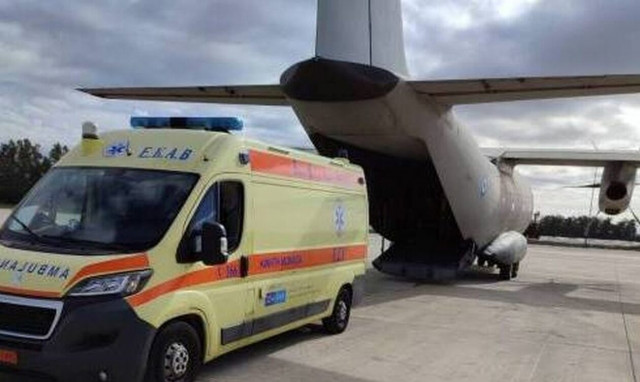 Εσπευσμένη αεροδιακομιδή 9χρονου από το Γενικό Νοσοκομείο Ρόδου στο Νοσοκομείο Παίδων Αγία Σοφία