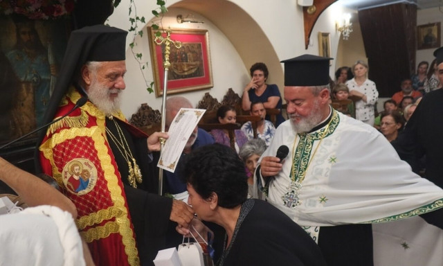 Στην Αγία Κυριακή Μυκόνου ο Μητροπολίτης Σύρου