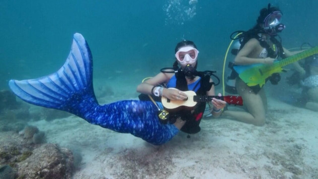 Μουσικοί – γοργόνες παίζουν για την προστασία των υφάλων στα ανοικτά της Φλόριντα (vid)