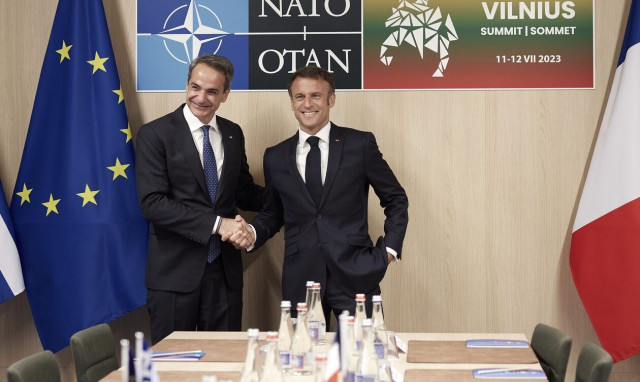 Μητσοτάκης - Μακρόν: Εξαιρετικές οι σχέσεις Ελλάδας - Γαλλίας