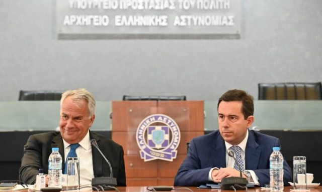 Συνάντηση Μηταράκη-Βορίδη: Στο επίκεντρο η εγκληματικότητα στη Δυτική Αττική