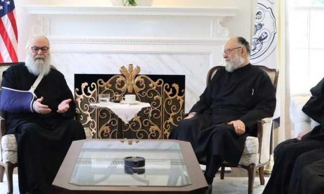 Ο Πατριάρχης Αντιοχείας συναντήθηκε με ιερείς από τη Μητρόπολη Νέας Υόρκης