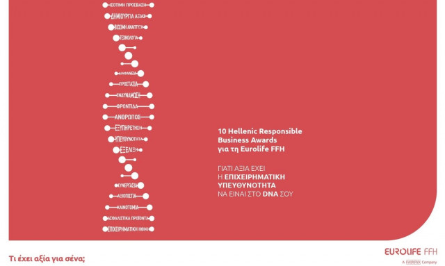 Eurolife FFH: Αξία έχει η επιχειρηματική υπευθυνότητα να είναι στο DNA σου