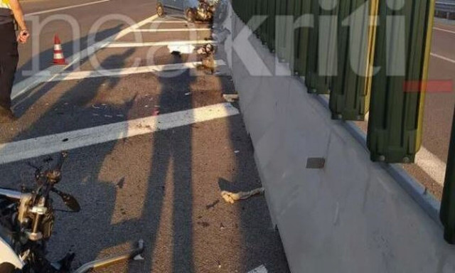 Ηράκλειο: Νεκρός ένας 27χρονος οδηγός μηχανής