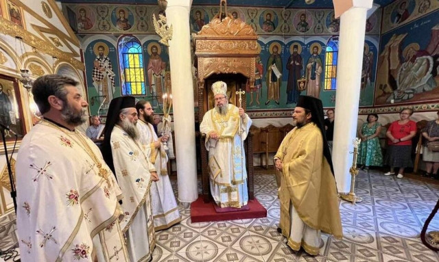 Η εορτή της Αγίας Μαρίνας στο ομώνυμο Παρεκκλήσιο στη Λάρισα