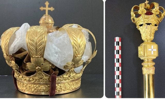 Τατόι: Βρέθηκαν τα βασιλικά εμβλήματα του Όθωνα - Το στέμμα, το σκήπτρο και το ξίφος του (pics)