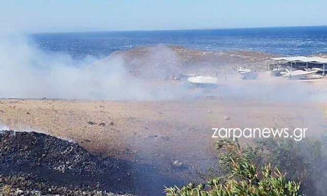 Υπό έλεγχο τέθηκε η φωτιά στα Σφακιά – Δεν υπάρχει ενεργό μέτωπο