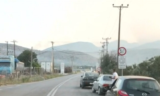 Κλειστός ο επαρχιακός δρόμος Μεγάρων-Περαχώρας – Εκνευρισμός στους οδηγούς