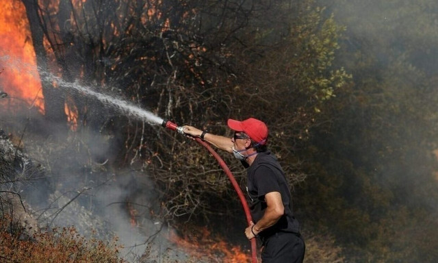 Ξάνθη: Φωτιά στο Μέγα Εύμοιρο
