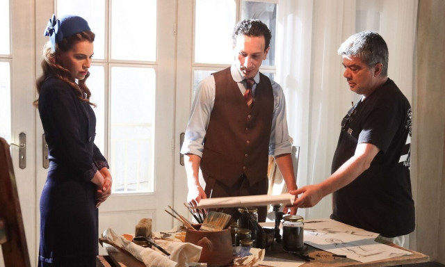 «Πανθέοι»: Οι πρώτες φωτογραφίες από τα γυρίσματα