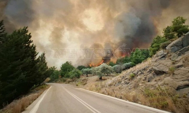 Very high risk of fire for five Greek regions on Friday