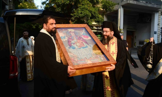 Στον Αγ. Πεντελεήμονα Αθηνών η Εικόνα της Παναγίας Πεταλιδιώτισσας