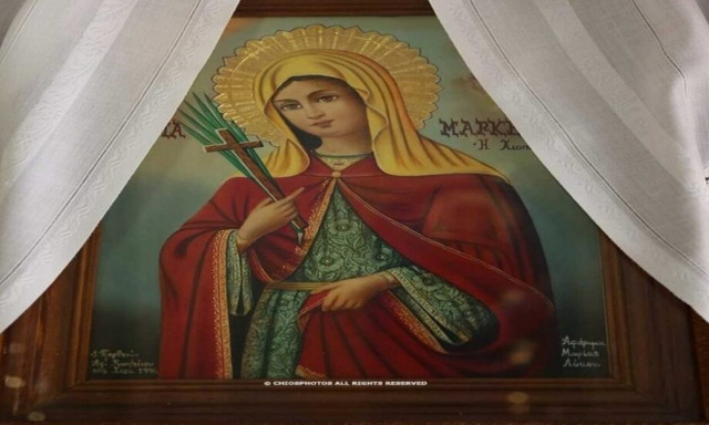 Εορτάζει η Αγία Παρθενομάρτυς Μαρκέλλα, η Χιοπολίτης