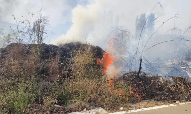 Φωτιά στην Άρτα, στην περιοχή Καλαμιά