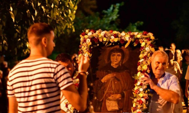 Η εορτή της Αγίας Παρασκευής στο ιστορικό εκκλησάκι στους πρόποδες του Παλαμηδίου
