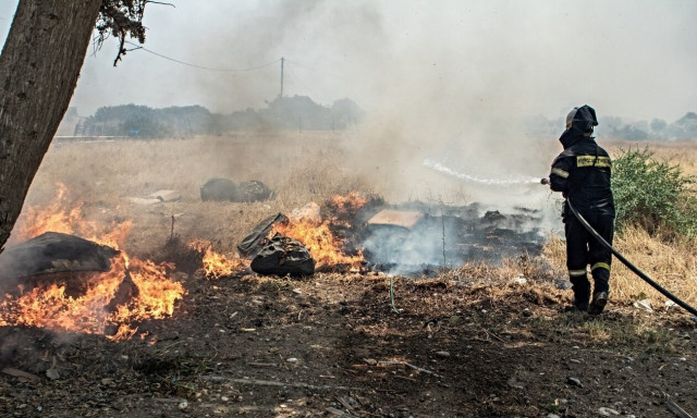 Φωτιά «ξέσπασε» στην Καλλιθέα Χαλκιδικής – Τέθηκε αμέσως υπό έλεγχο από την Πυροσβεστική