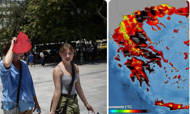 Καύσωνας: 8,5 εκατ. θα βιώσουν σήμερα θερμοκρασίες άνω των 41 °C και 120.000 άνω των 45°C