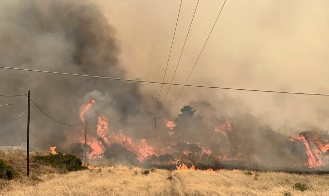 Φωτιά στη Ρόδο: Νέες μάχες με τις αναζωπυρώσεις - Κρίσιμη η σημερινή μέρα