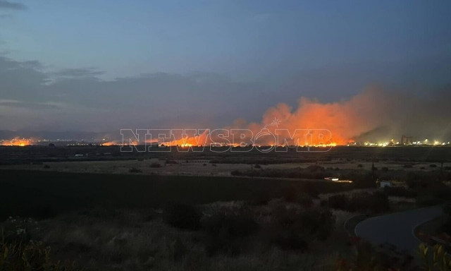 Volos city and region facing water, power supply problems due to fires