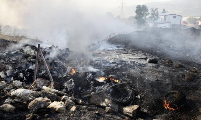 Fire in Magnesia still burning - Rekindling of fires in Karystos and Rhodes