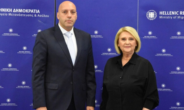 Συνάντηση Σοφίας Βούλτεψη με τον νέο Διπλωματικό Εκπρόσωπο της UNICEF στην Ελλάδα Dr Ghassan Khali