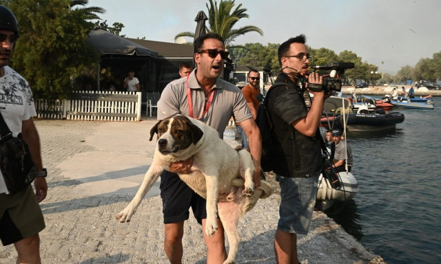 Νέα Αγχίαλος: Ιστιοπλόοι άφησαν το Παγκόσμιο Πρωτάθλημα και πήγαν να βοηθήσουν στην εκκένωση