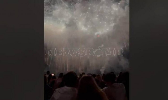Εντυπωσιάζει και φέτος το φεστιβάλ πυροτεχνημάτων των Καννών - Δείτε το βίντεο του Newsbomb.gr