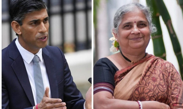 Ρίσι Σούνακ: Η βαθύπλουτη πεθερά του παίρνει ταπεράκι με φαγητό στο εστιατόριο