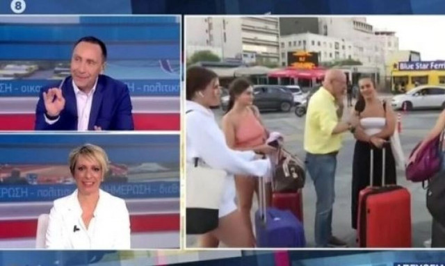 Ο Τσελίκας βρήκε στον Πειραιά ανιψιά συναδέλφου του στον ΣΚΑΙ: «Γειά σου θείε, πέρασα»