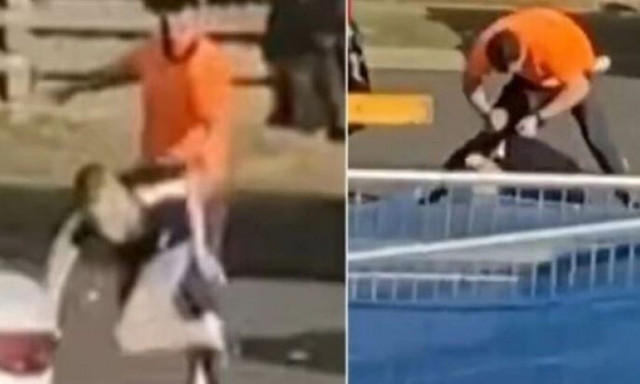 Οδηγοί σταμάτησαν στη μέση του δρόμου και πιάστηκαν στα χέρια