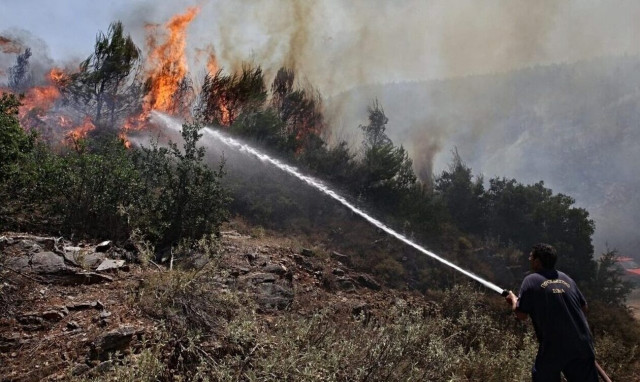 Υψηλός κίνδυνος πυρκαγιάς και για αύριο Παρασκευή σε πέντε περιοχές - Δείτε τον χάρτη