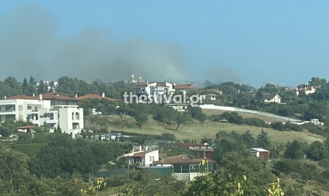 Θεσσαλονίκη: Φωτιά στο Φίλυρο, κοντά στο Παιδικό Χωριό SOS