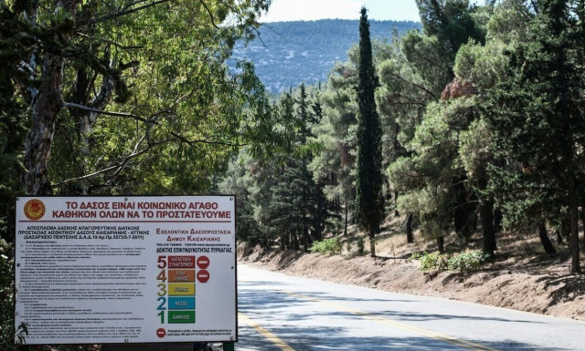 Απαγόρευση κυκλοφορίας σε δασικές περιοχές στη Χαλκιδική, λόγω υψηλού κινδύνου εκδήλωσης πυρκαγιάς
